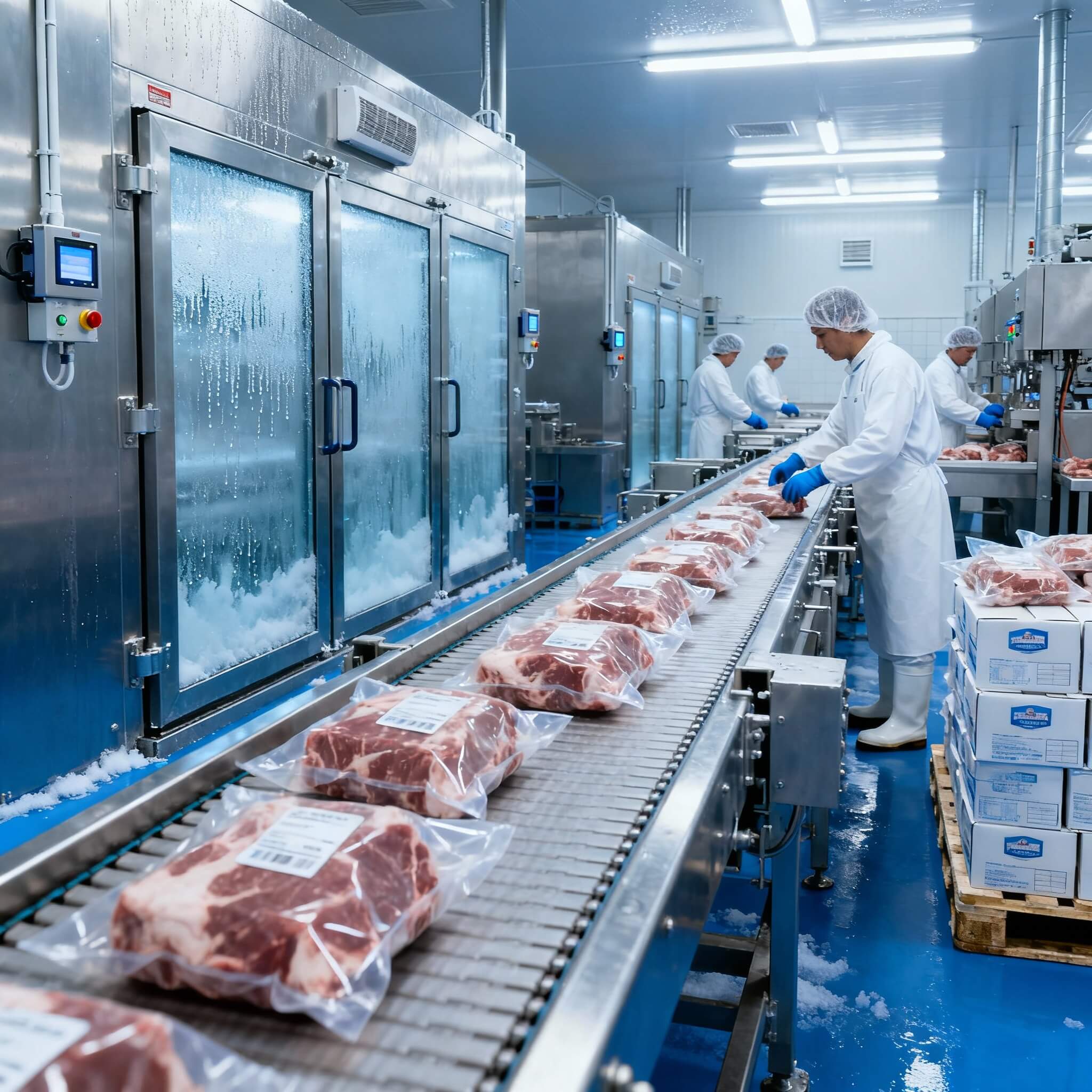 производство замороженных мясных полуфабрикатов