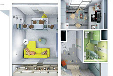 PWU12, DRB88: Проект однокомнатной квартиры на модулях Modbus