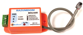 MSU44RHTL-E Датчик температуры, влажности, освещенности