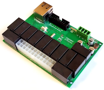 ERA12ER Модуль релейный, 12 входов и 12 каналов реле. MODBUS TCP, MODBUS RTU, MQTT, WEB, IoT