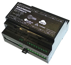 DRM88ER-Black Интернет контроллер со встроенным реле, 8 входов и 8 каналов реле. MODBUS TCP, MODBUS RTU, MQTT, WEB