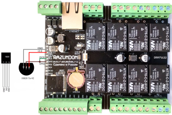 DRM88ERv3 Интернет контроллер со встроенным реле, 8 входов и 8 каналов реле. MODBUS TCP, MODBUS RTU, MQTT, WEB